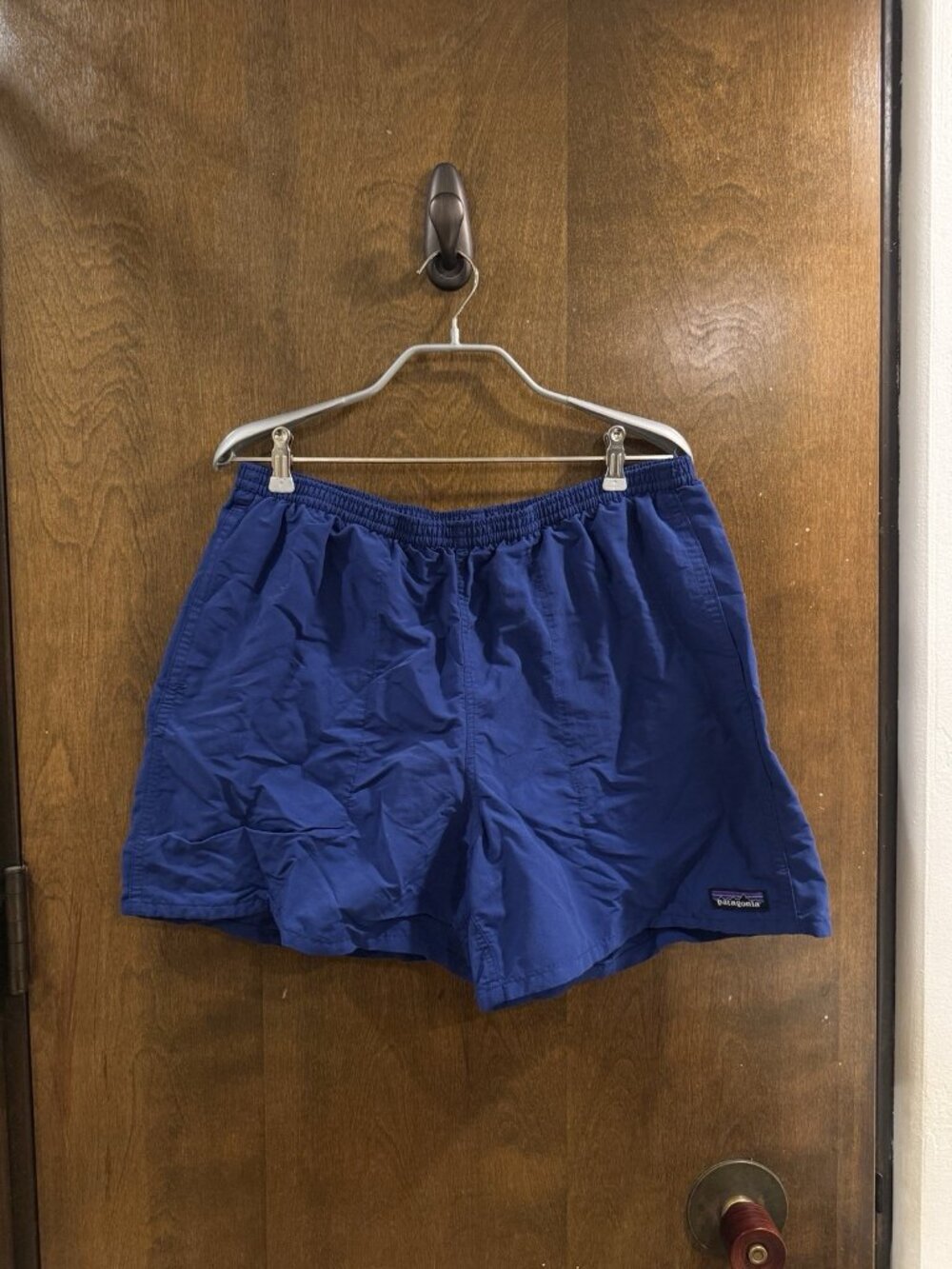 Patagonia Men Baggies  Shorts 5” 57021 Lined Superior Blue SPRB Size L